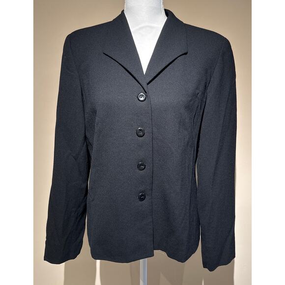 Talbots Jackets & Blazers - Talbots Black Blazer 100%‎ Pure New Wool Size 12